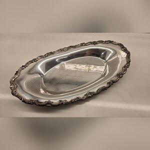 Elegant Silver Plated Serving Tray